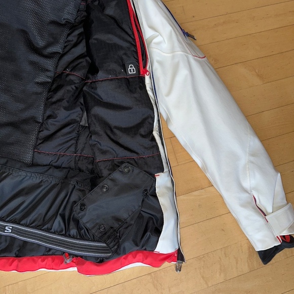 Like NEW Salomon Clima Pro Strorm ski jacket, XS, GD1092 - Picture 9 of 10